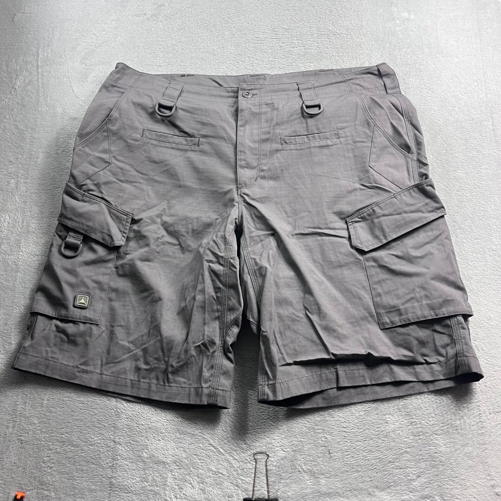 Triple Aught Design TAD Force 10 RS Cargo Shorts Mens Grey Tactical Ripstop 42